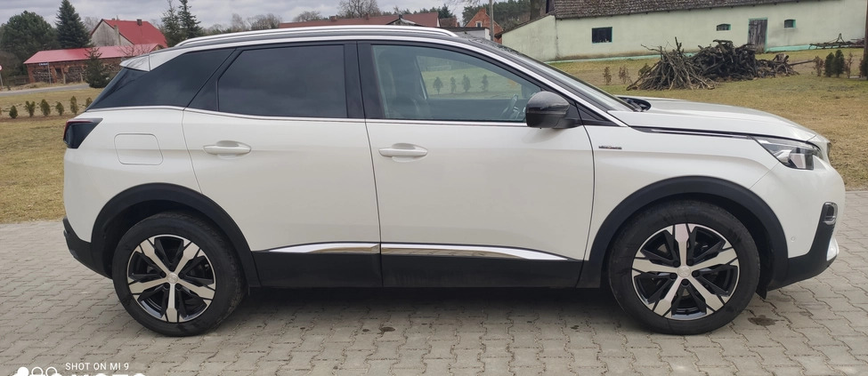 Peugeot 3008 cena 83900 przebieg: 54000, rok produkcji 2019 z Września małe 172